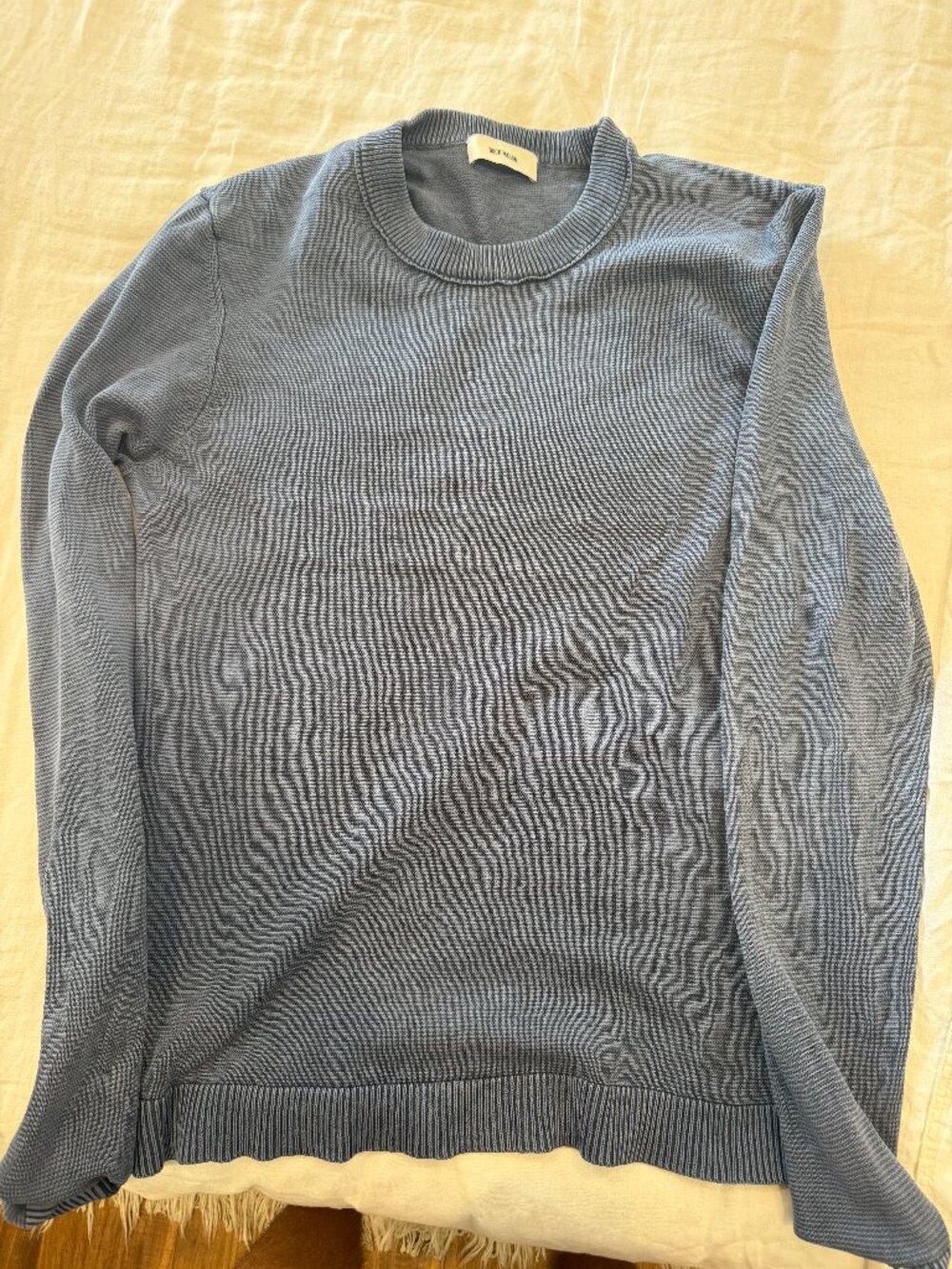 Buck Mason Men's Navy Crewneck Sweater